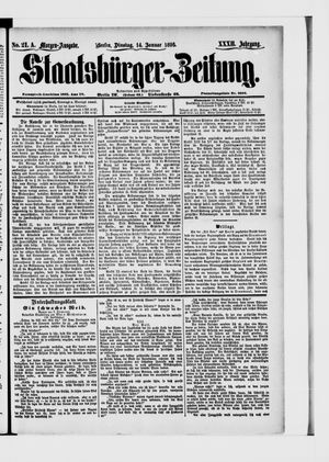 Staatsbürger-Zeitung vom 14.01.1896