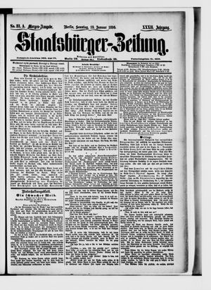 Staatsbürger-Zeitung vom 19.01.1896