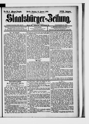 Staatsbürger-Zeitung vom 21.01.1896