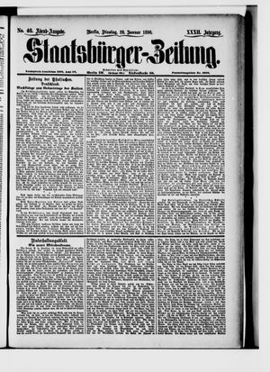 Staatsbürger-Zeitung on Jan 28, 1896