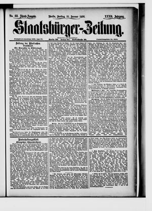 Staatsbürger-Zeitung on Jan 31, 1896