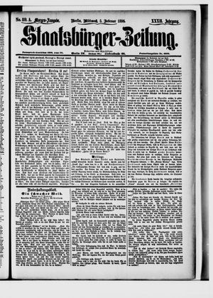 Staatsbürger-Zeitung on Feb 5, 1896