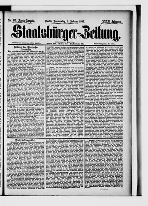 Staatsbürger-Zeitung on Feb 6, 1896