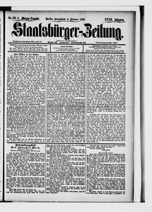 Staatsbürger-Zeitung vom 08.02.1896