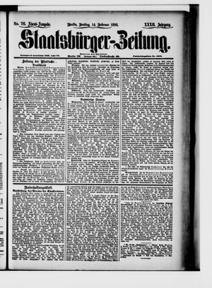 Staatsbürger-Zeitung vom 14.02.1896