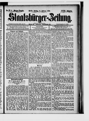 Staatsbürger-Zeitung on Feb 21, 1896