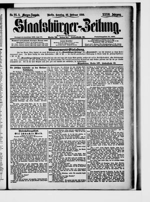 Staatsbürger-Zeitung vom 23.02.1896