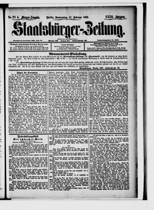 Staatsbürger-Zeitung on Feb 27, 1896