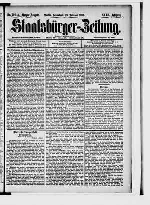 Staatsbürger-Zeitung vom 29.02.1896