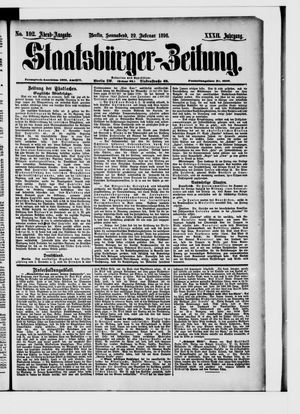 Staatsbürger-Zeitung vom 29.02.1896
