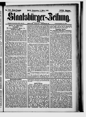 Staatsbürger-Zeitung on Mar 5, 1896
