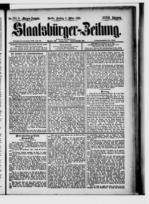 Staatsbürger-Zeitung on Mar 6, 1896
