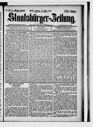 Staatsbürger-Zeitung on Mar 10, 1896