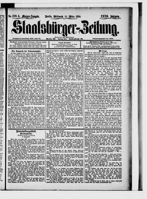 Staatsbürger-Zeitung on Mar 11, 1896