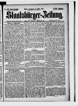 Staatsbürger-Zeitung on Mar 14, 1896