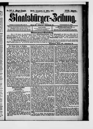 Staatsbürger-Zeitung on Mar 21, 1896