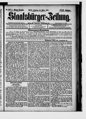 Staatsbürger-Zeitung vom 22.03.1896