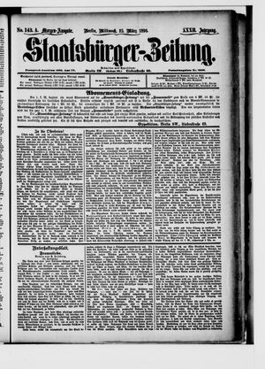 Staatsbürger-Zeitung vom 25.03.1896