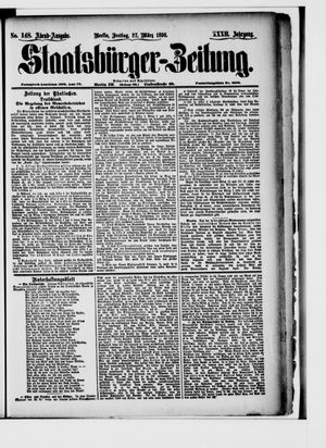 Staatsbürger-Zeitung on Mar 27, 1896