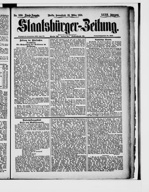 Staatsbürger-Zeitung on Mar 28, 1896