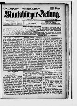 Staatsbürger-Zeitung on Mar 29, 1896