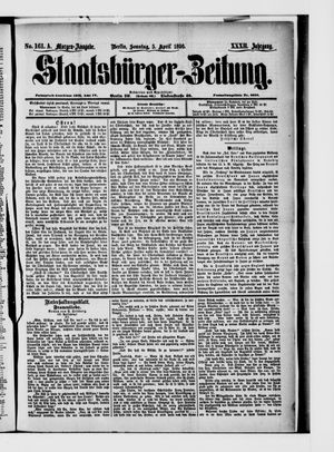 Staatsbürger-Zeitung on Apr 5, 1896