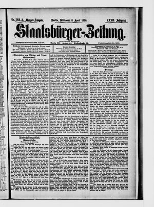 Staatsbürger-Zeitung on Apr 8, 1896