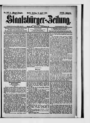 Staatsbürger-Zeitung on Apr 10, 1896
