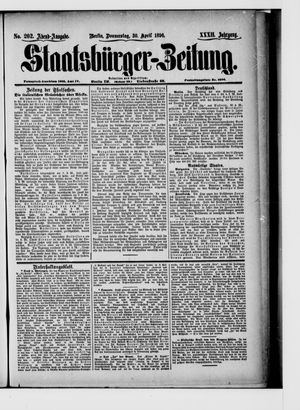 Staatsbürger-Zeitung vom 30.04.1896