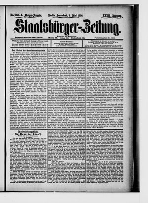 Staatsbürger-Zeitung on May 2, 1896