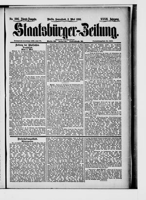 Staatsbürger-Zeitung on May 2, 1896