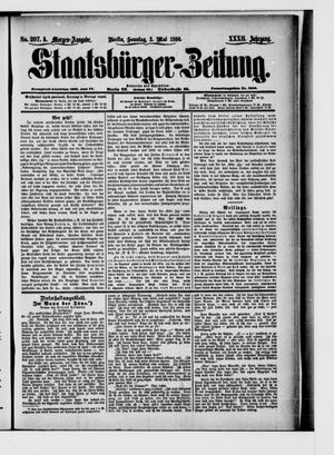 Staatsbürger-Zeitung on May 3, 1896