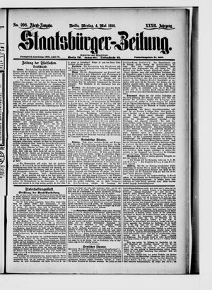 Staatsbürger-Zeitung on May 4, 1896