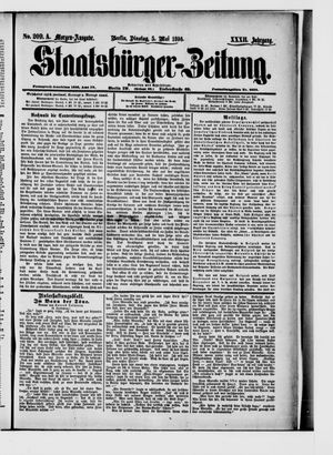Staatsbürger-Zeitung vom 05.05.1896