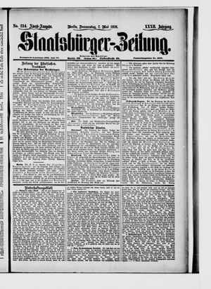 Staatsbürger-Zeitung on May 7, 1896