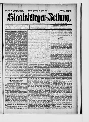 Staatsbürger-Zeitung vom 12.05.1896