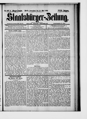 Staatsbürger-Zeitung vom 16.05.1896