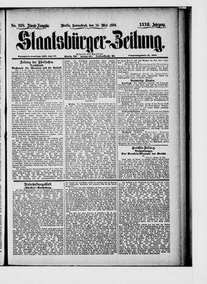 Staatsbürger-Zeitung vom 16.05.1896