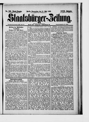 Staatsbürger-Zeitung vom 21.05.1896