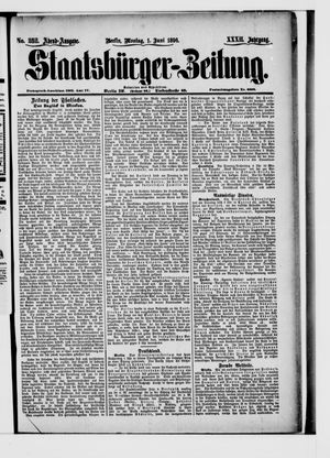 Staatsbürger-Zeitung on Jun 1, 1896