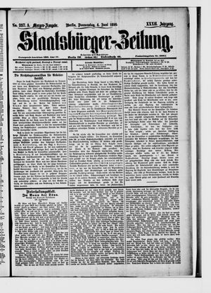 Staatsbürger-Zeitung on Jun 4, 1896