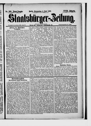 Staatsbürger-Zeitung on Jun 4, 1896