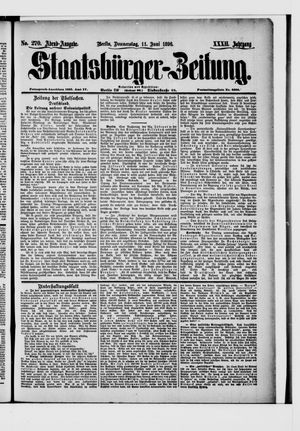 Staatsbürger-Zeitung on Jun 11, 1896