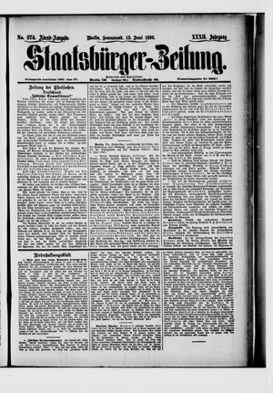 Staatsbürger-Zeitung on Jun 13, 1896