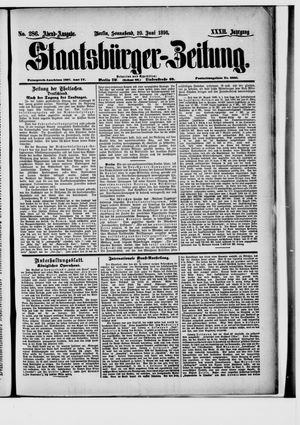 Staatsbürger-Zeitung vom 20.06.1896