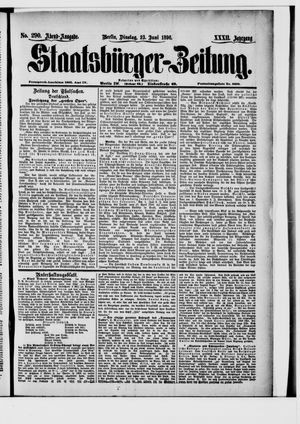 Staatsbürger-Zeitung on Jun 23, 1896