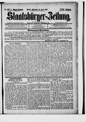 Staatsbürger-Zeitung vom 24.06.1896