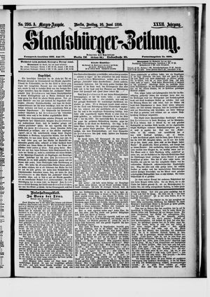 Staatsbürger-Zeitung on Jun 26, 1896