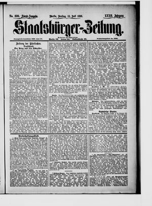 Staatsbürger-Zeitung vom 10.07.1896