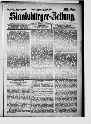 Staatsbürger-Zeitung vom 14.07.1896